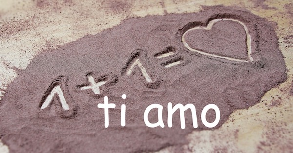  foto 1+1 = amore scritta sulla sabbia